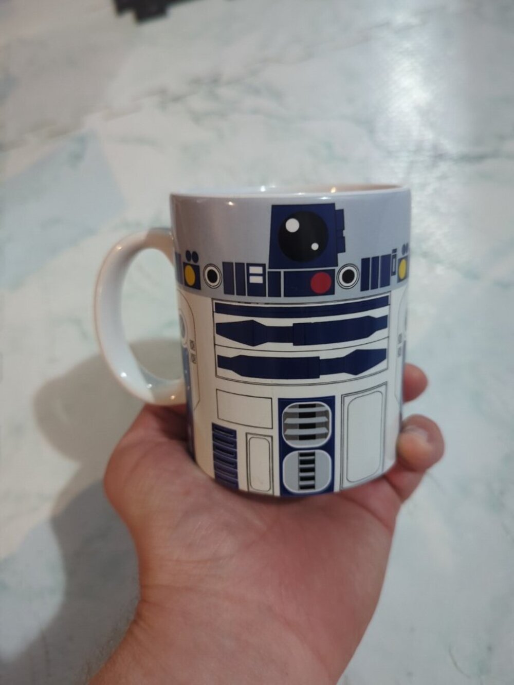 Star Wars R2-D2 mug. Have coffee in a galaxy far away with this sculpted mug
